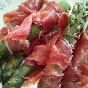Asparagus and Proscuitto