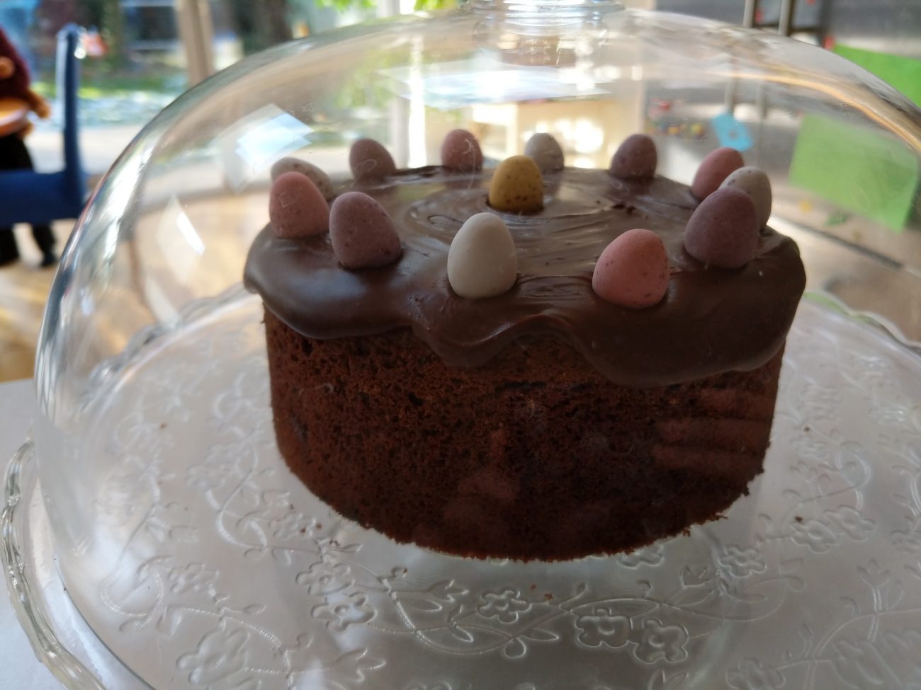 Chocolate twist on Simnel Cake